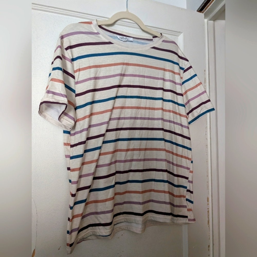 Mod Boutique Striped T Shirt